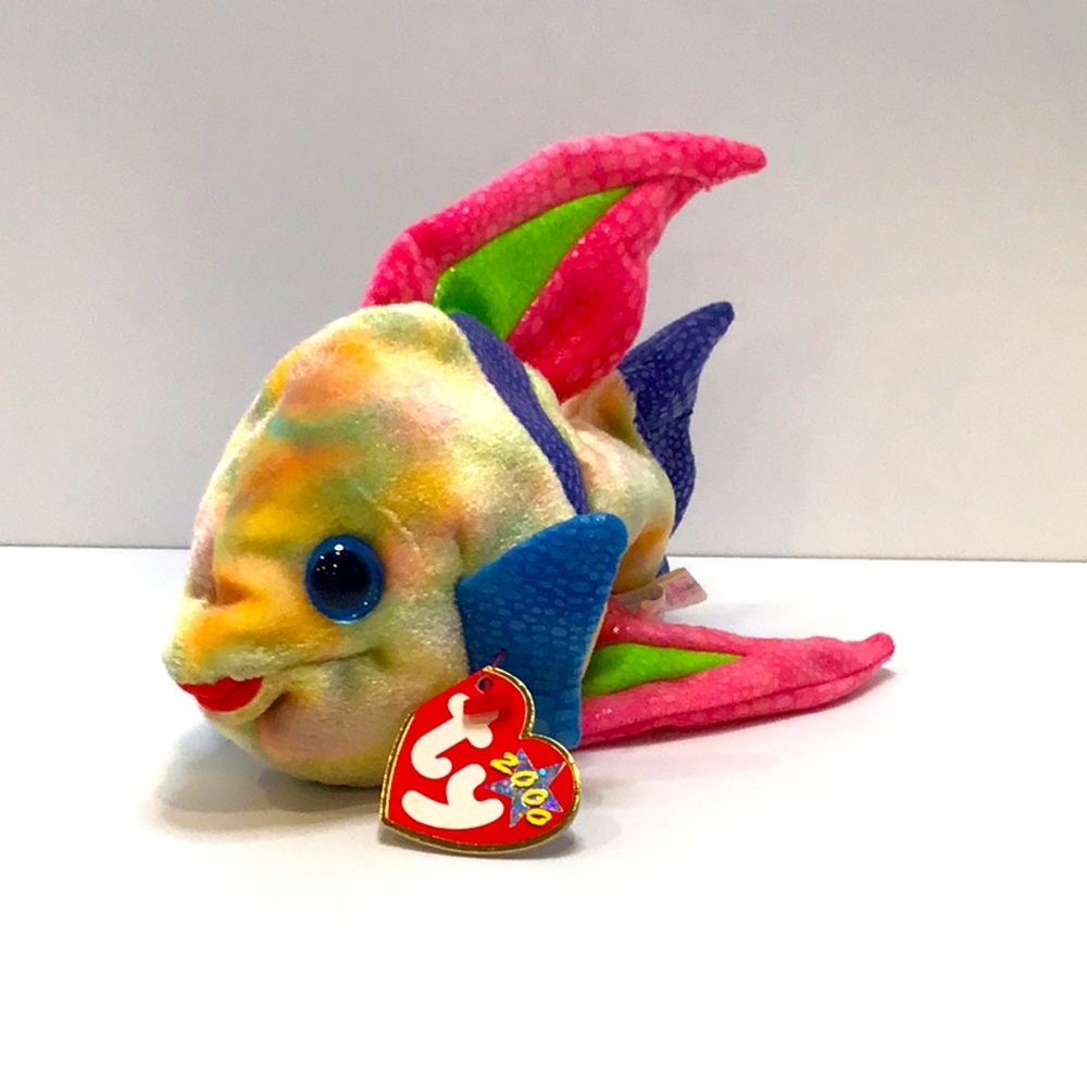 💚 TY “Aruba” 2000 Beanie Baby Fish - NWT - Picture 4 of 11